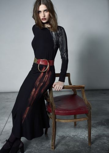 Berry blouse and Norma skirt